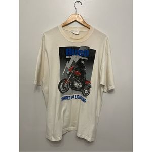 Vintage Buell Motorcycles Ride ‘96 White T-Shirt Size XL